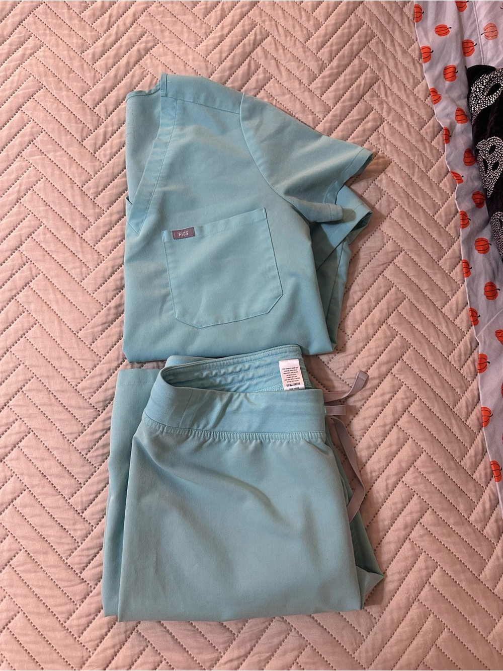 Figs Women's Scrub Set - Light Aqua
